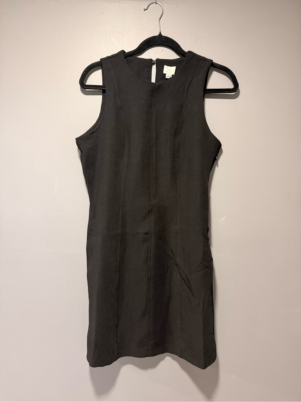 a new day Black Sleeveless Sheath Dress